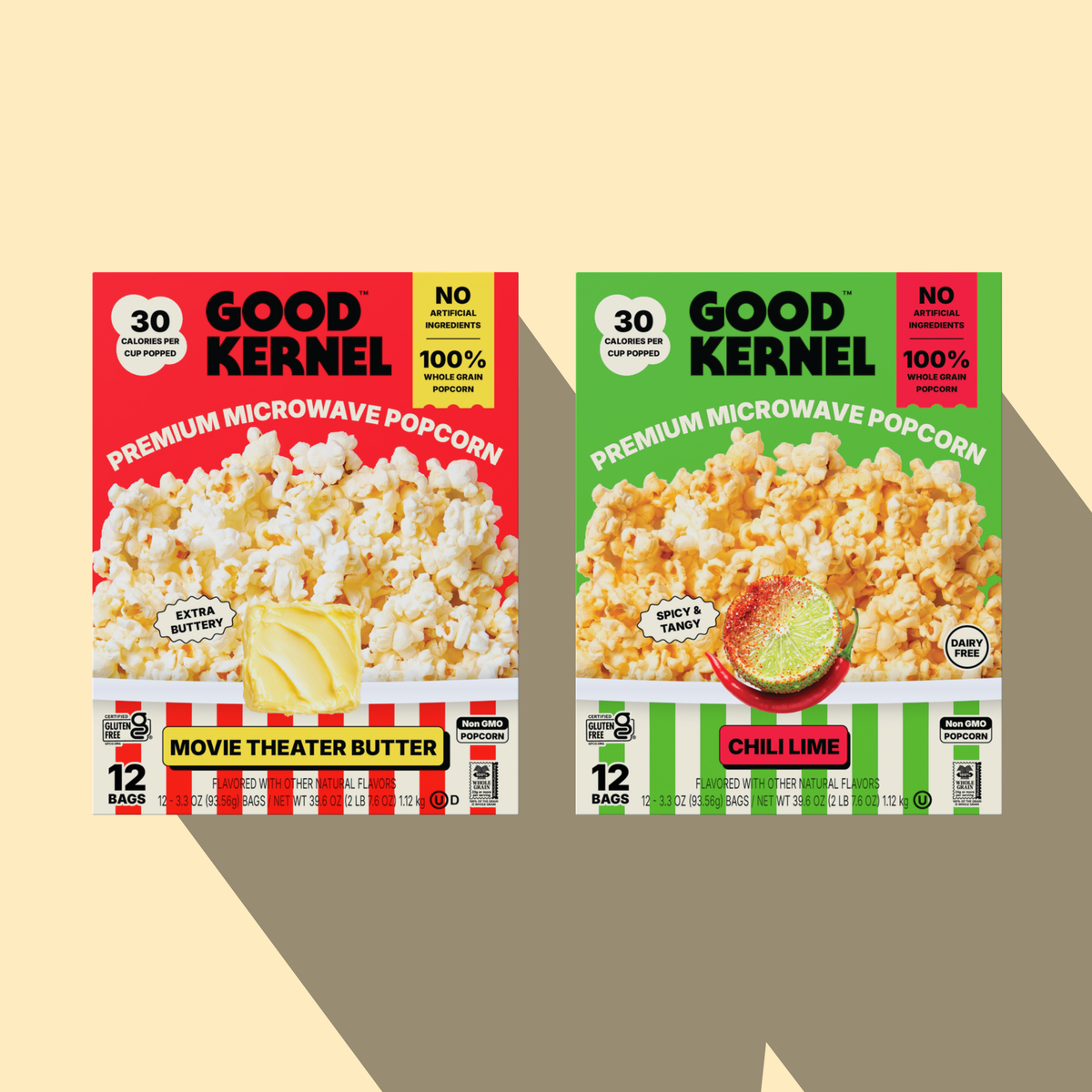 Good Kernel Variety Pack: Movie Theater Butter and Chili Lime boxes