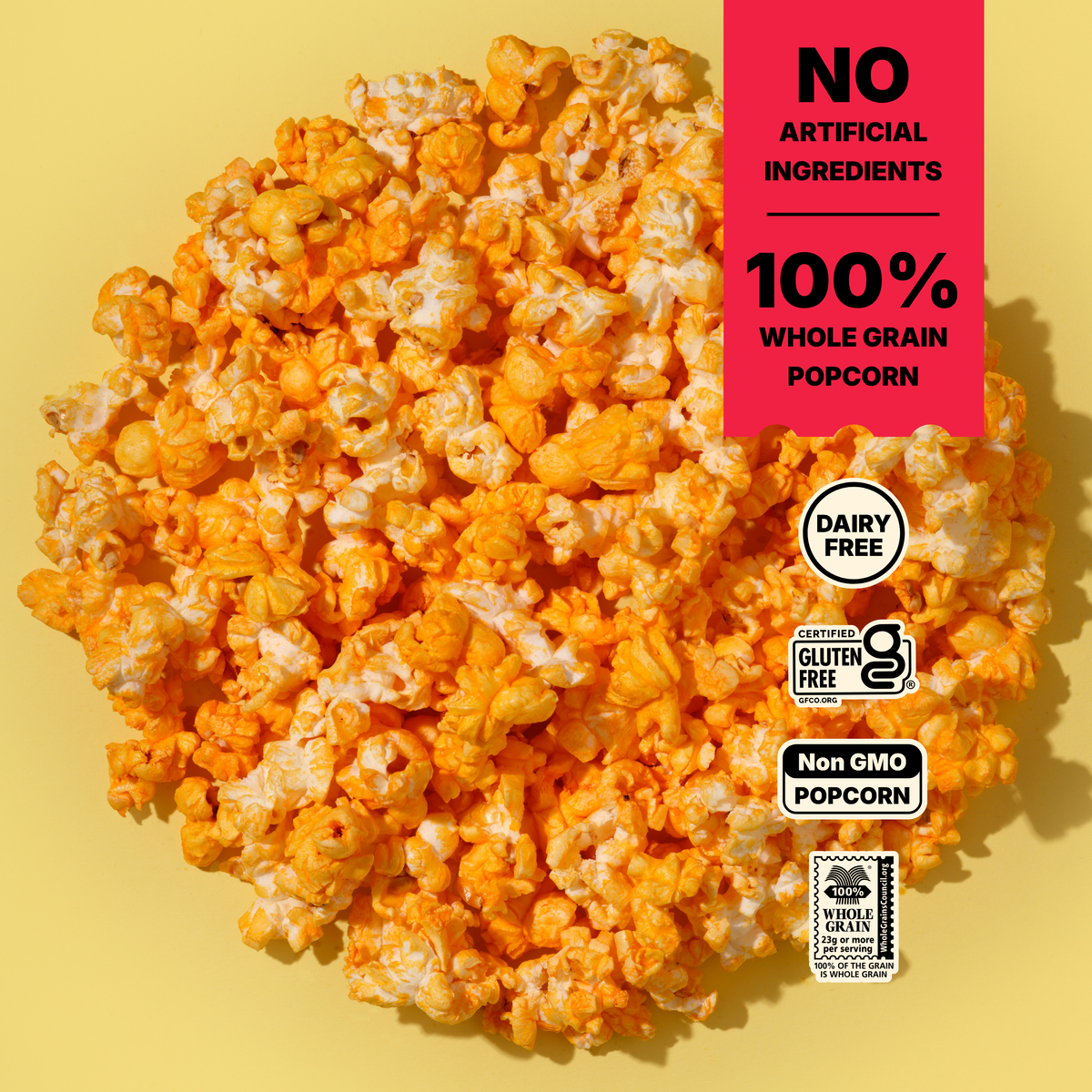 Popped Chili Lime popcorn: dairy-free, gluten-free, non-GMO
